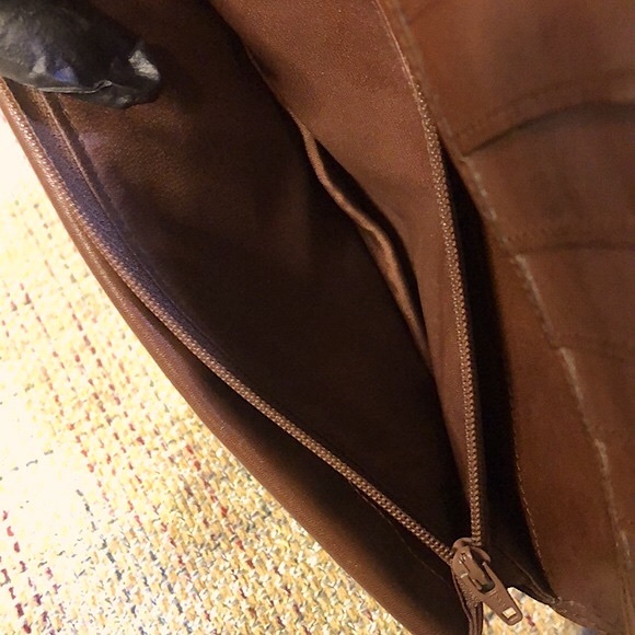 RALPH LAUREN Brown Green Tartan Plaid Multi Billfold Coin Long Bifold Wallet - Picture 13 of 17